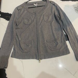 Y2K Vintage (early 2000’s) Wool/ Cashmere blend Cache’ Women's Sweater zip up